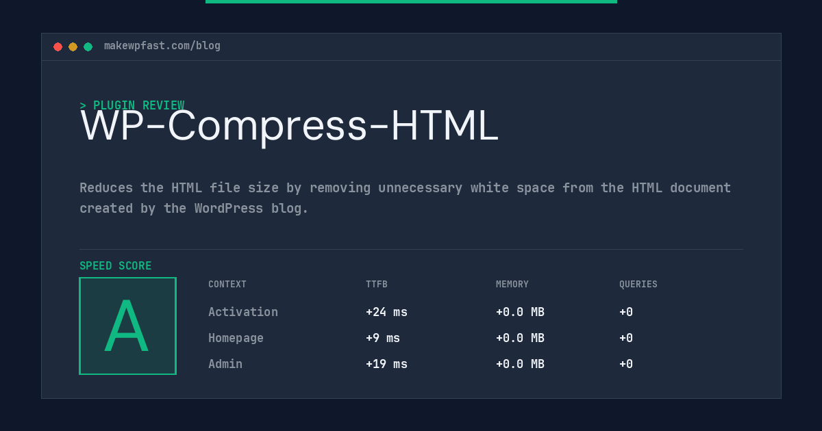 WP-Compress-HTML - MakeWPFast
