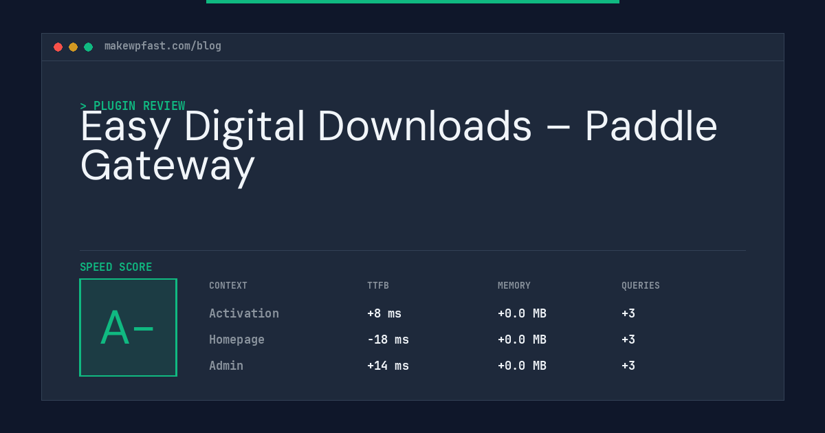 Easy Digital Downloads – Paddle Gateway - MakeWPFast