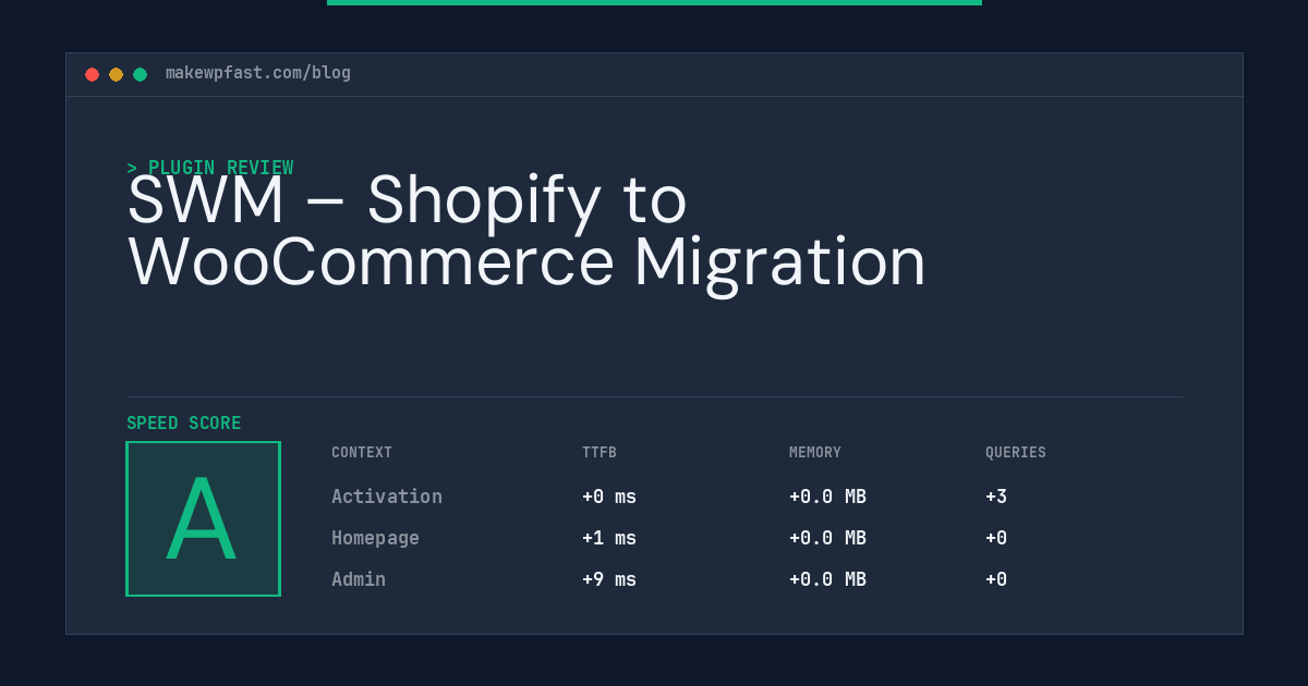 SWM – Shopify to WooCommerce Migration - MakeWPFast