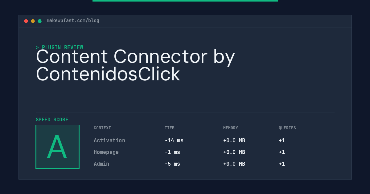 Content Connector by ContenidosClick - MakeWPFast