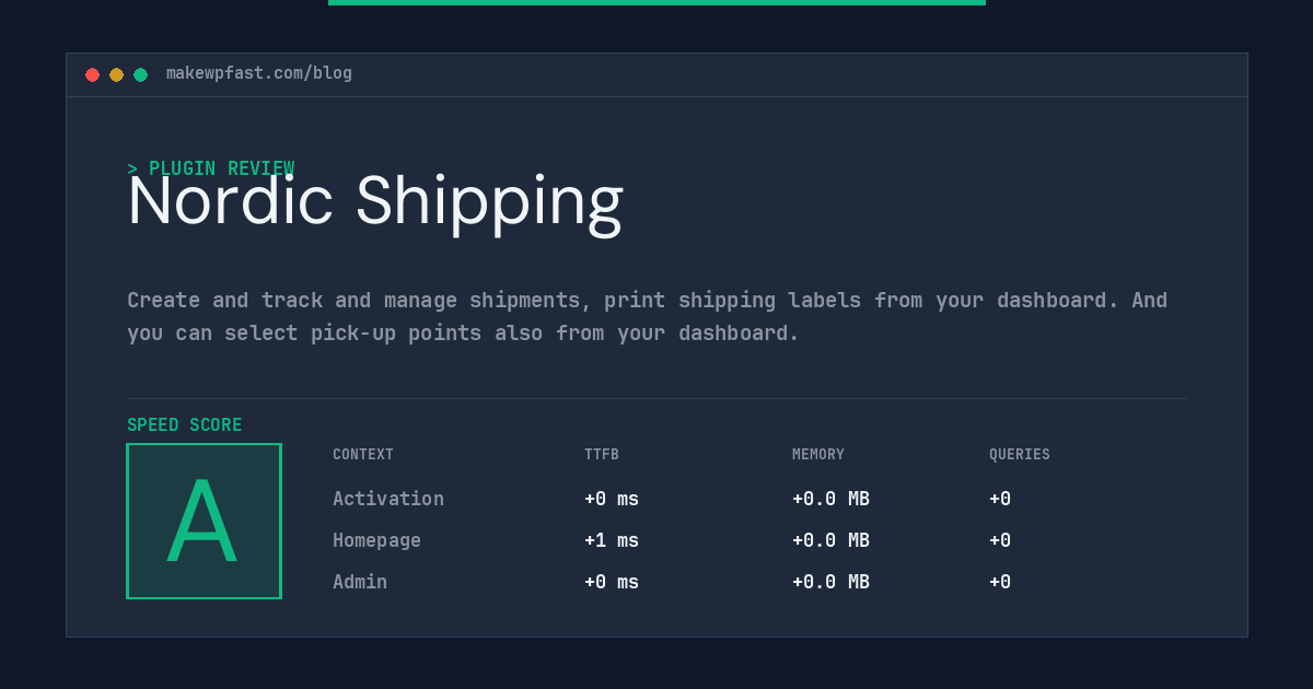 Nordic Shipping - MakeWPFast