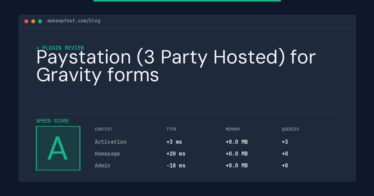 Paystation (3 Party Hosted) for Gravity forms - MakeWPFast