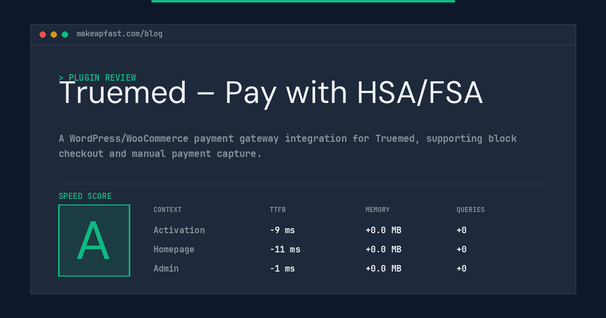 Truemed – Pay with HSA/FSA - MakeWPFast
