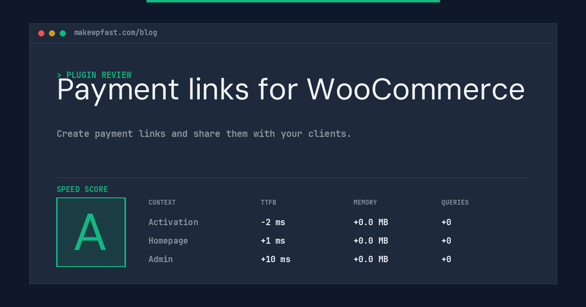 Payment links for WooCommerce - MakeWPFast
