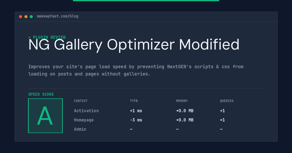 NG Gallery Optimizer Modified - MakeWPFast