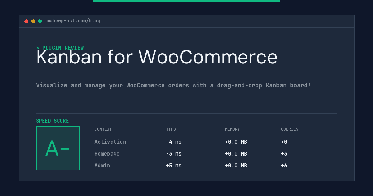 Kanban for WooCommerce - MakeWPFast