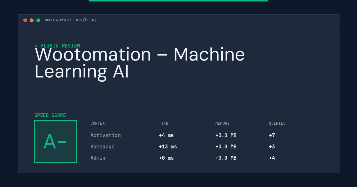 Wootomation – Machine Learning AI - MakeWPFast