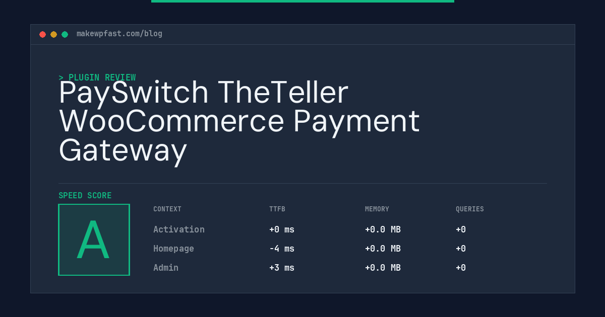 PaySwitch TheTeller WooCommerce Payment Gateway - MakeWPFast