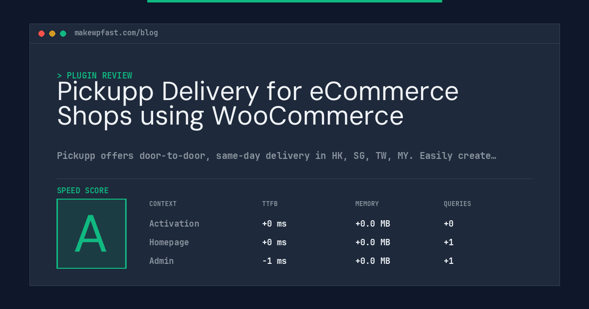 Pickupp Delivery for eCommerce Shops using WooCommerce - MakeWPFast