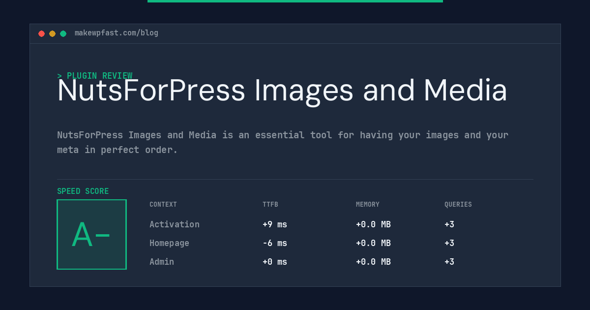 NutsForPress Images and Media - MakeWPFast