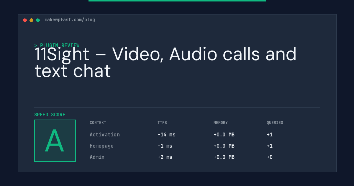 11Sight – Video, Audio calls and text chat - MakeWPFast