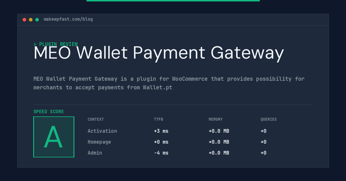 MEO Wallet Payment Gateway - MakeWPFast