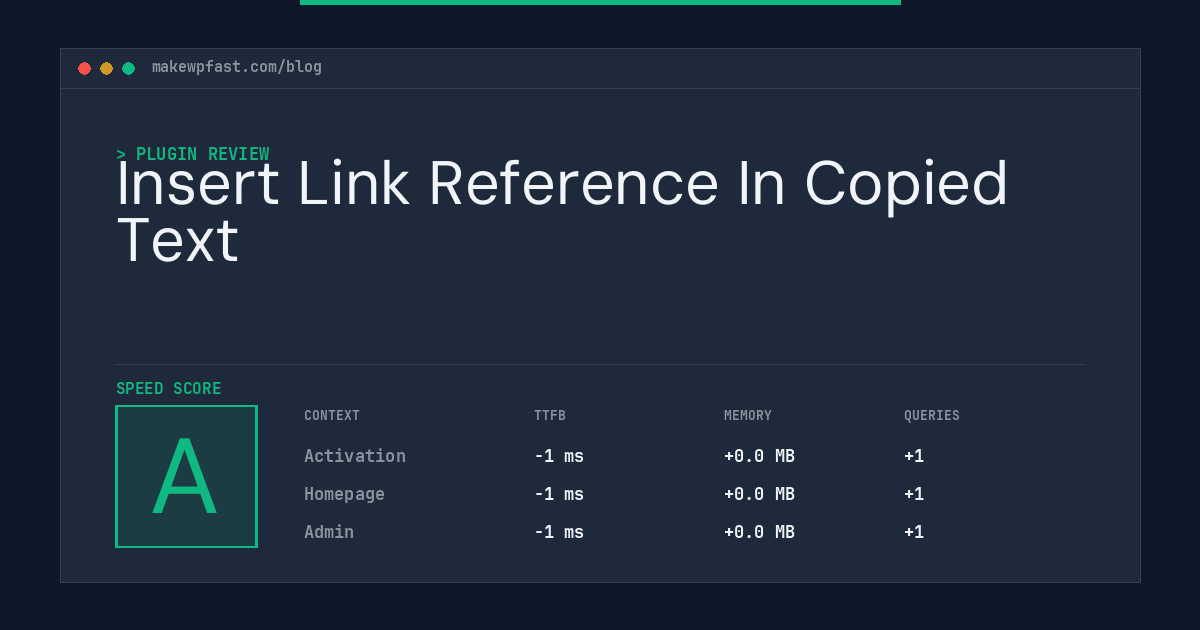 Insert Link Reference In Copied Text - MakeWPFast