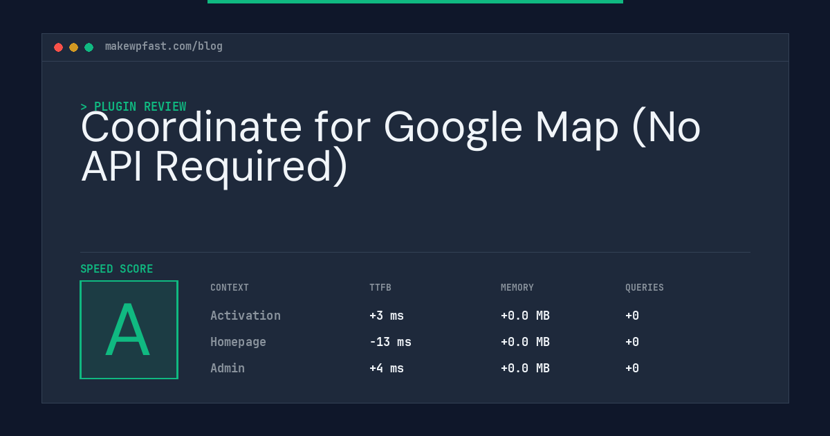 Coordinate for Google Map (No API Required) - MakeWPFast