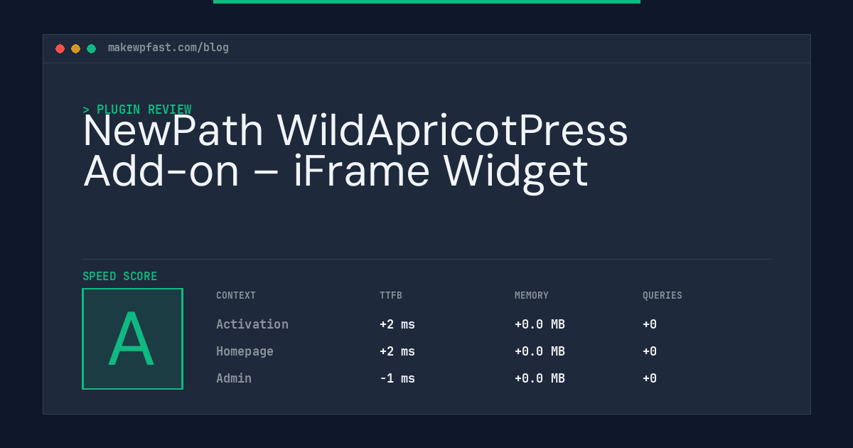 NewPath WildApricotPress Add-on – iFrame Widget - MakeWPFast