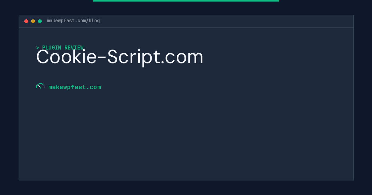 Cookie-Script.com - MakeWPFast