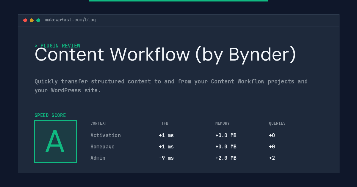 Content Workflow (by Bynder) - MakeWPFast