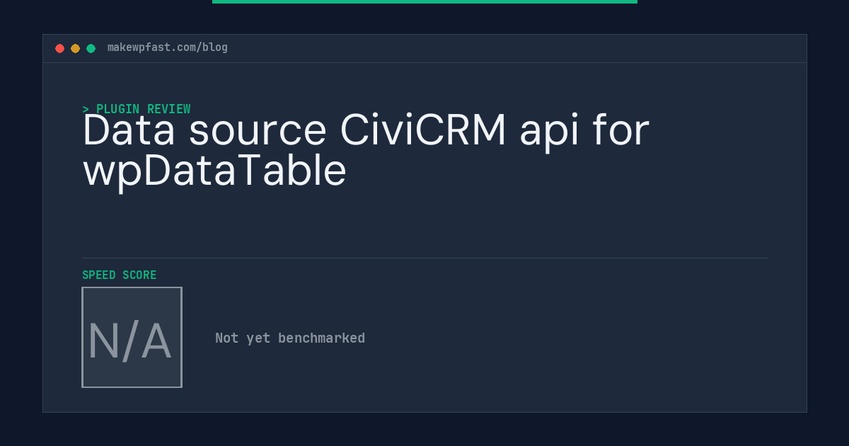 Data source CiviCRM api for wpDataTable - MakeWPFast
