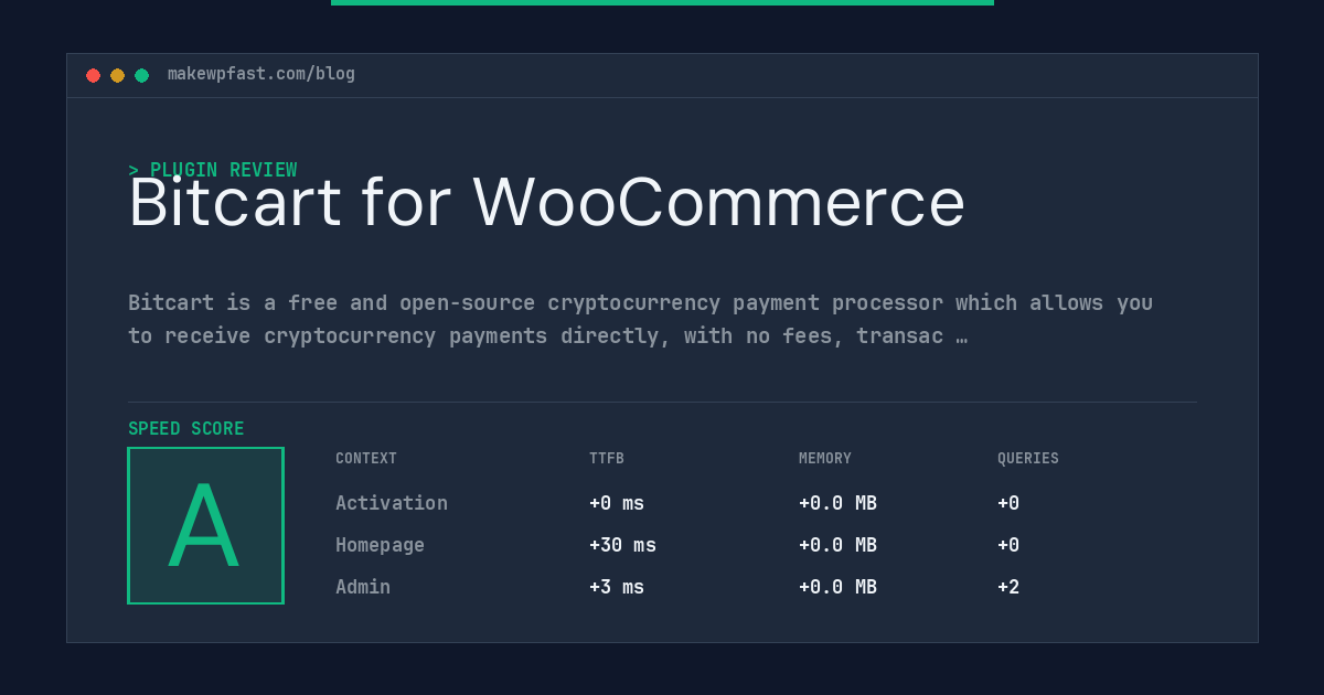 Bitcart for WooCommerce - MakeWPFast