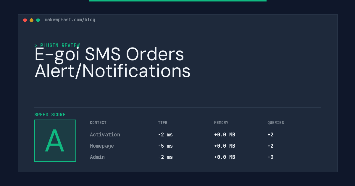 E-goi SMS Orders Alert/Notifications - MakeWPFast