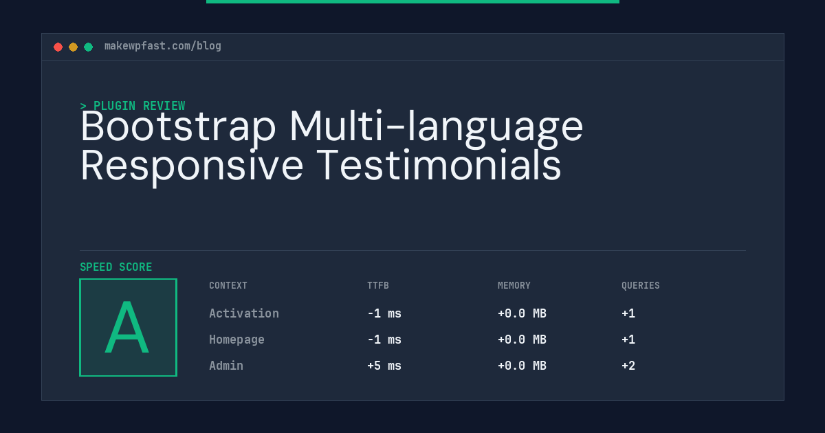 Bootstrap Multi-language Responsive Testimonials - MakeWPFast