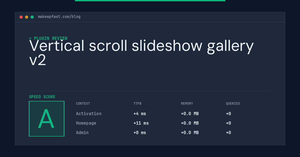 Vertical scroll slideshow gallery v2 - MakeWPFast