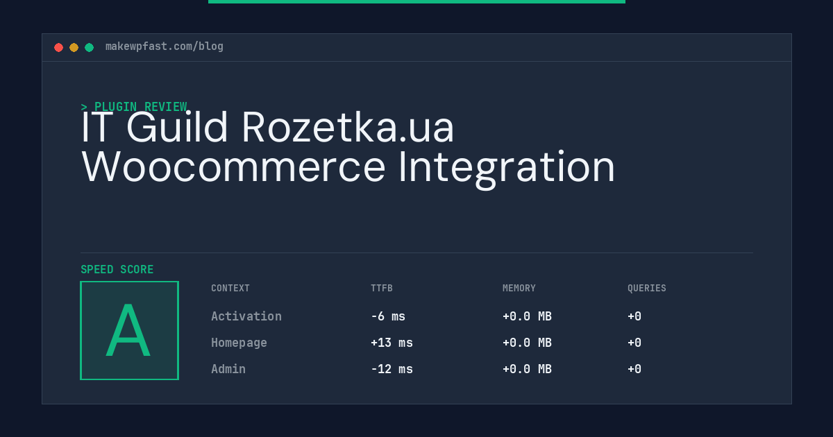 IT Guild Rozetka.ua Woocommerce Integration - MakeWPFast