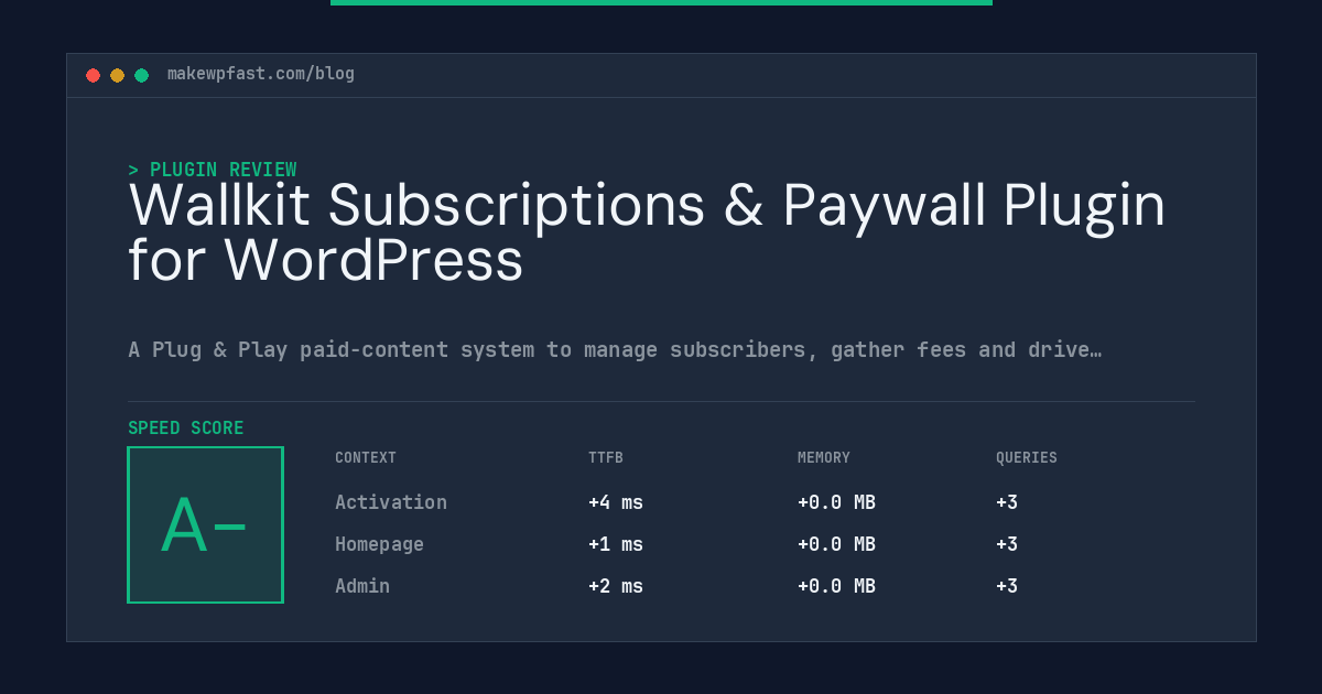 Wallkit Subscriptions & Paywall Plugin for WordPress - MakeWPFast