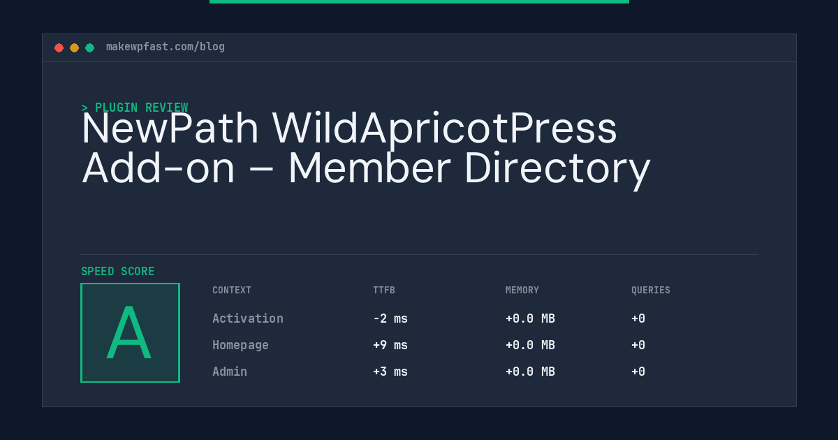 NewPath WildApricotPress Add-on – Member Directory - MakeWPFast