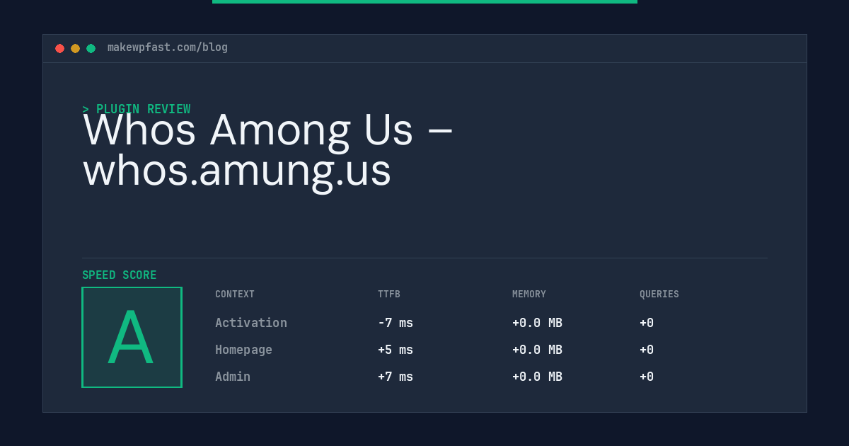 Whos Among Us – whos.amung.us - MakeWPFast