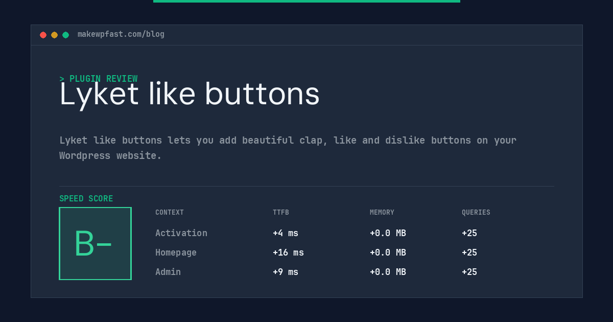 Lyket like buttons - MakeWPFast