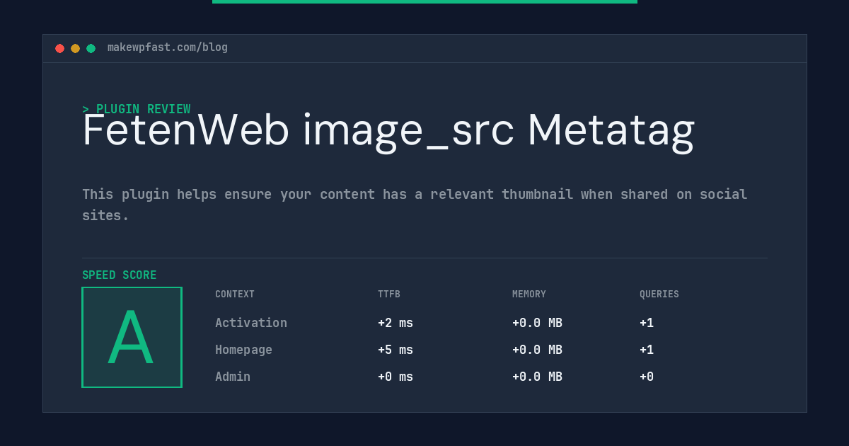 FetenWeb image_src Metatag - MakeWPFast