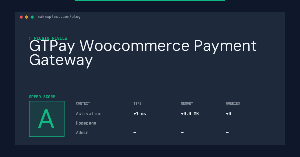 GTPay Woocommerce Payment Gateway - MakeWPFast