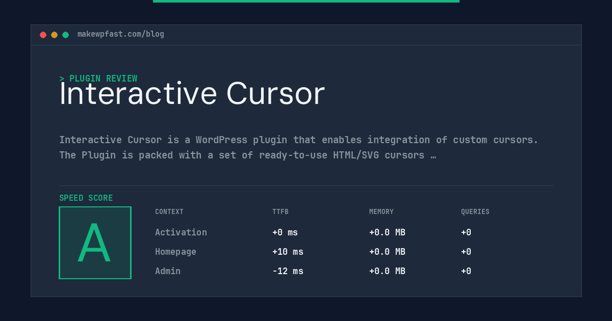 Interactive Cursor - MakeWPFast