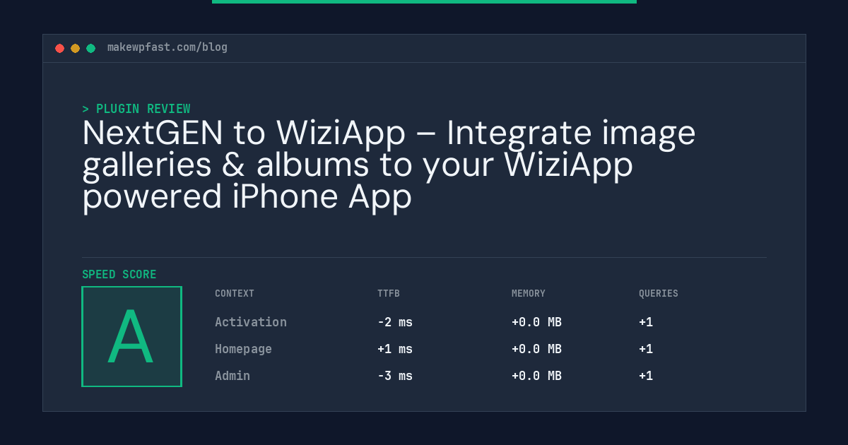 NextGEN to WiziApp – Integrate image galleries & albums to your WiziApp powered iPhone App - MakeWPFast