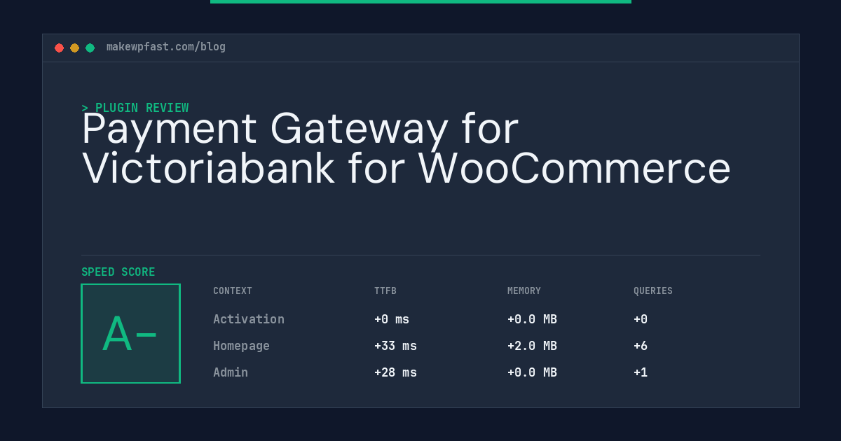 Payment Gateway for Victoriabank for WooCommerce - MakeWPFast