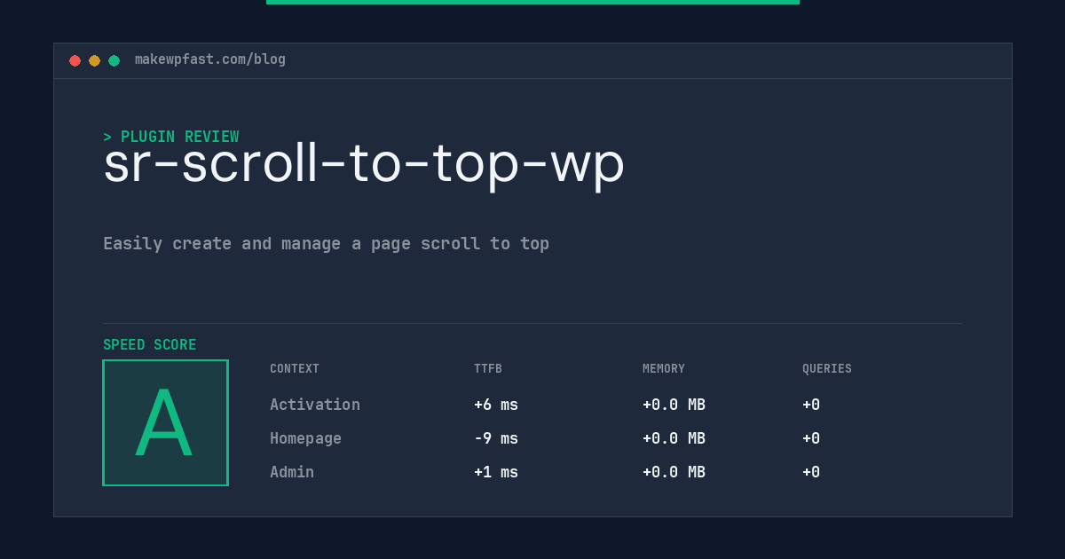 sr-scroll-to-top-wp - MakeWPFast