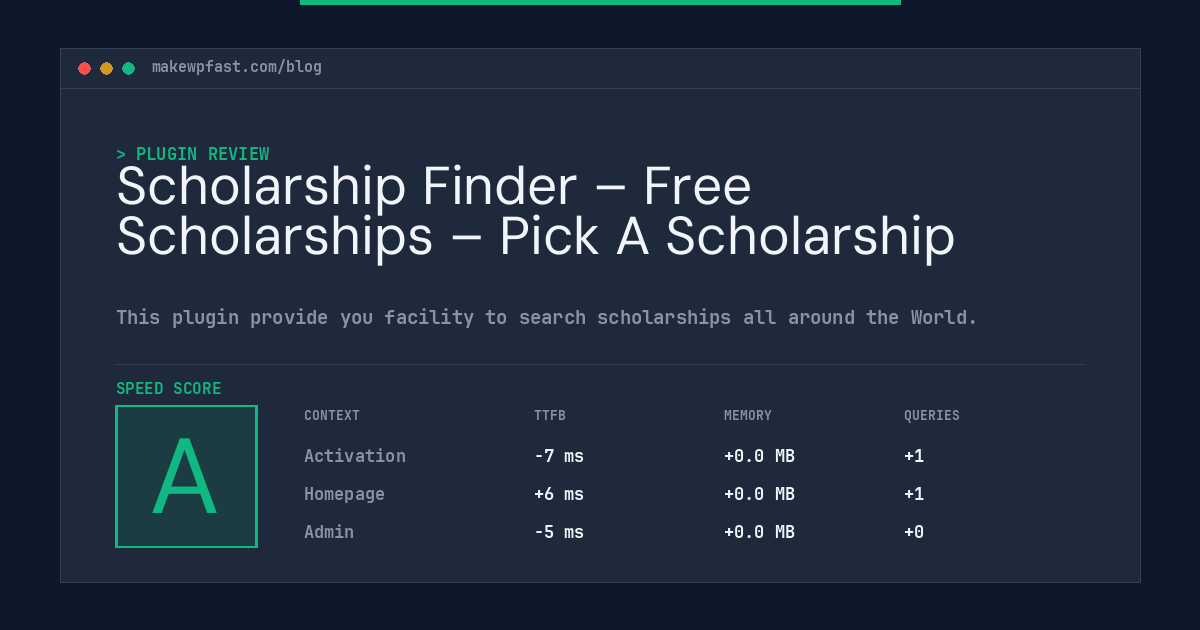Scholarship Finder – Free Scholarships – Pick A Scholarship - MakeWPFast