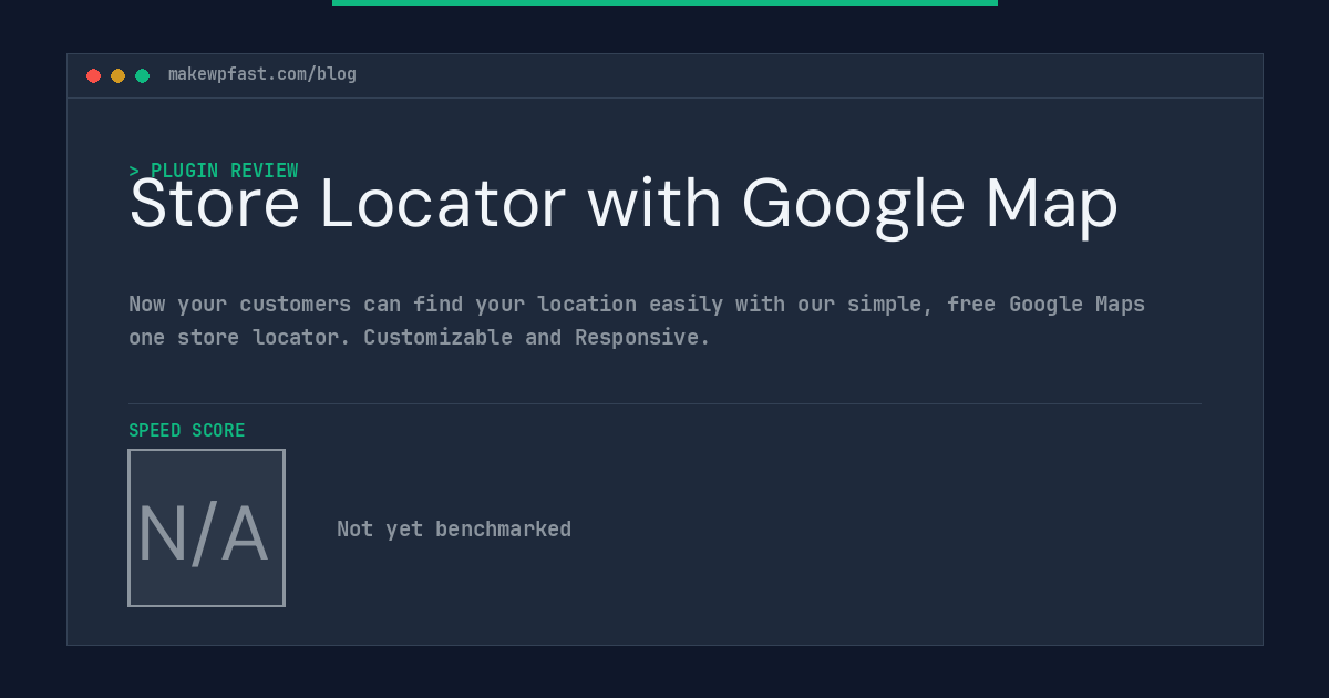 Store Locator with Google Map - MakeWPFast