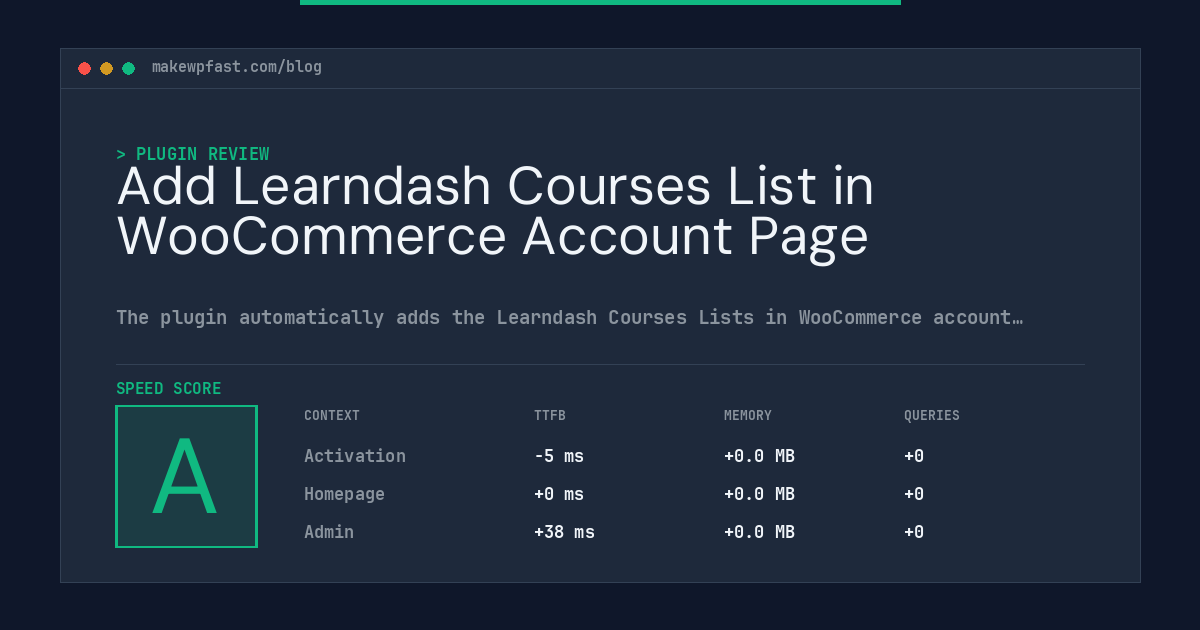 Add Learndash Courses List in WooCommerce Account Page - MakeWPFast