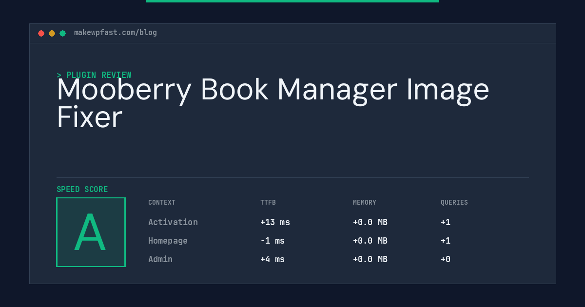 Mooberry Book Manager Image Fixer - MakeWPFast