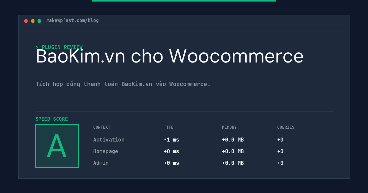 BaoKim.vn cho Woocommerce - MakeWPFast