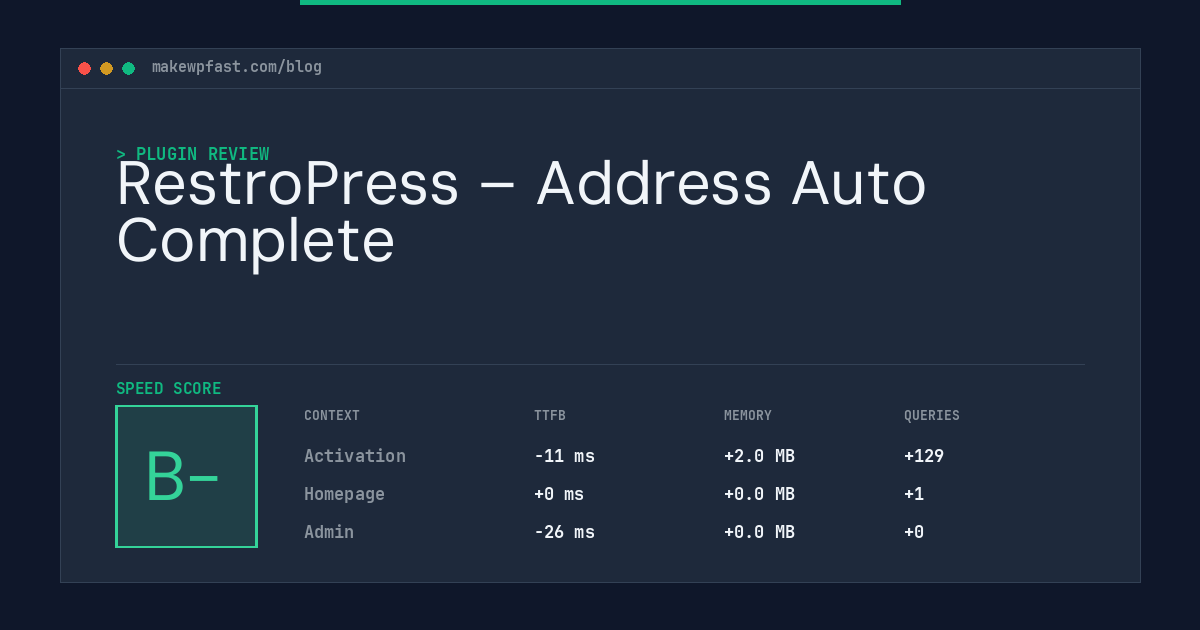 RestroPress – Address Auto Complete - MakeWPFast