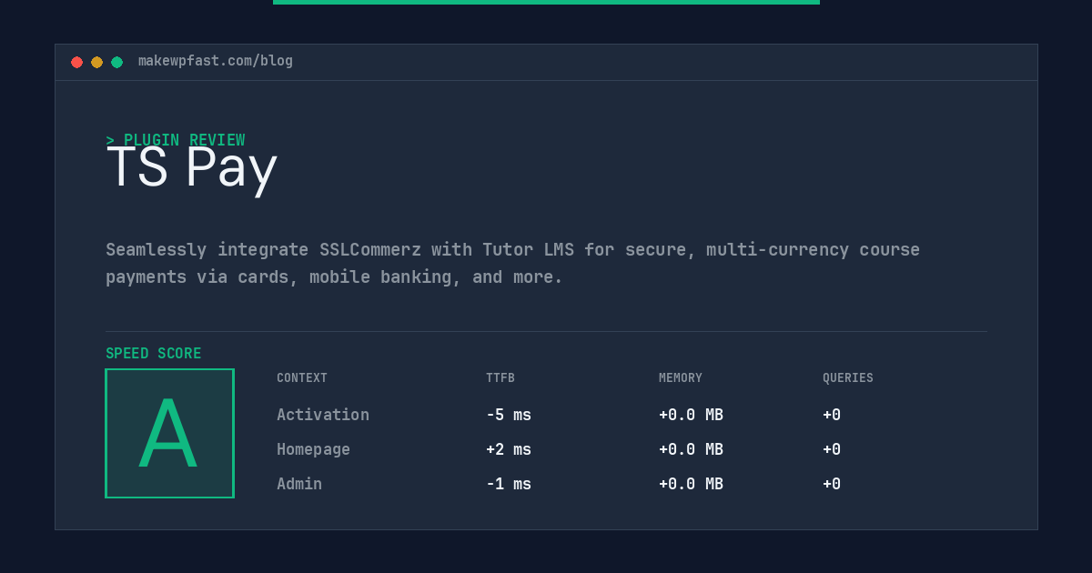 TS Pay - MakeWPFast