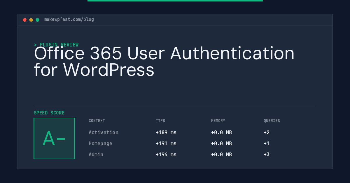 Office 365 User Authentication for WordPress - MakeWPFast