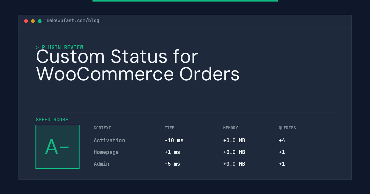 Custom Status for WooCommerce Orders - MakeWPFast