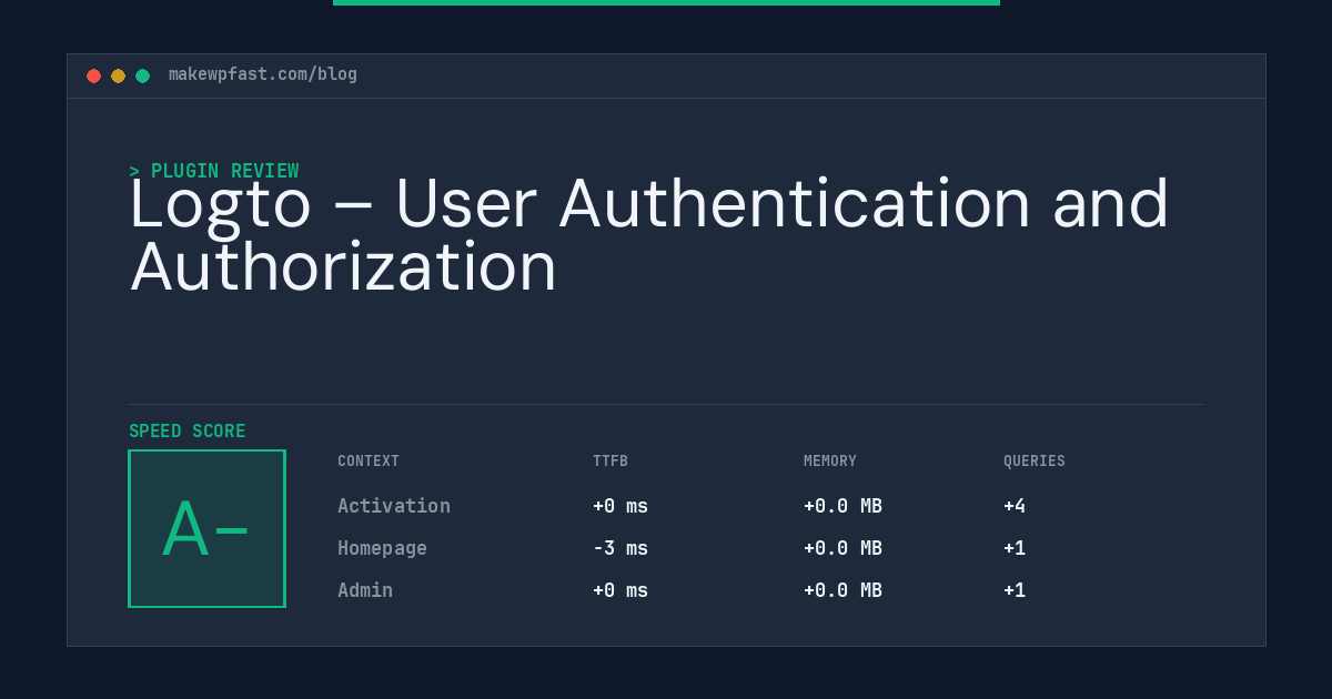 Logto – User Authentication and Authorization - MakeWPFast