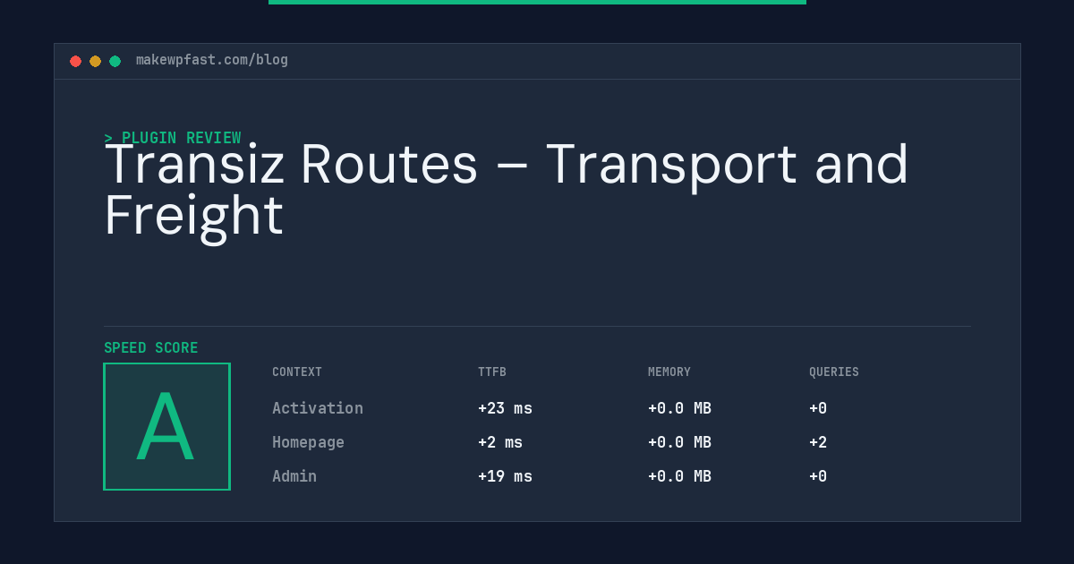 Transiz Routes – Transport and Freight - MakeWPFast