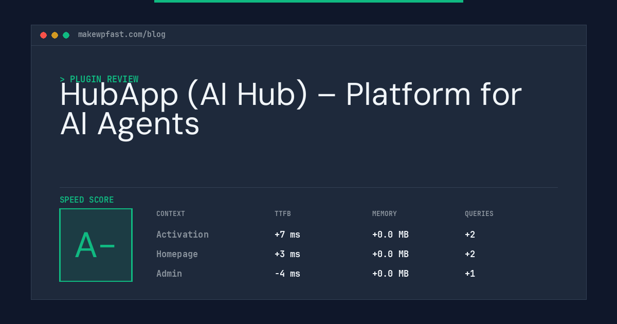 HubApp (AI Hub) – Platform for AI Agents - MakeWPFast