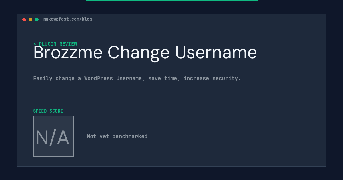 Brozzme Change Username - MakeWPFast